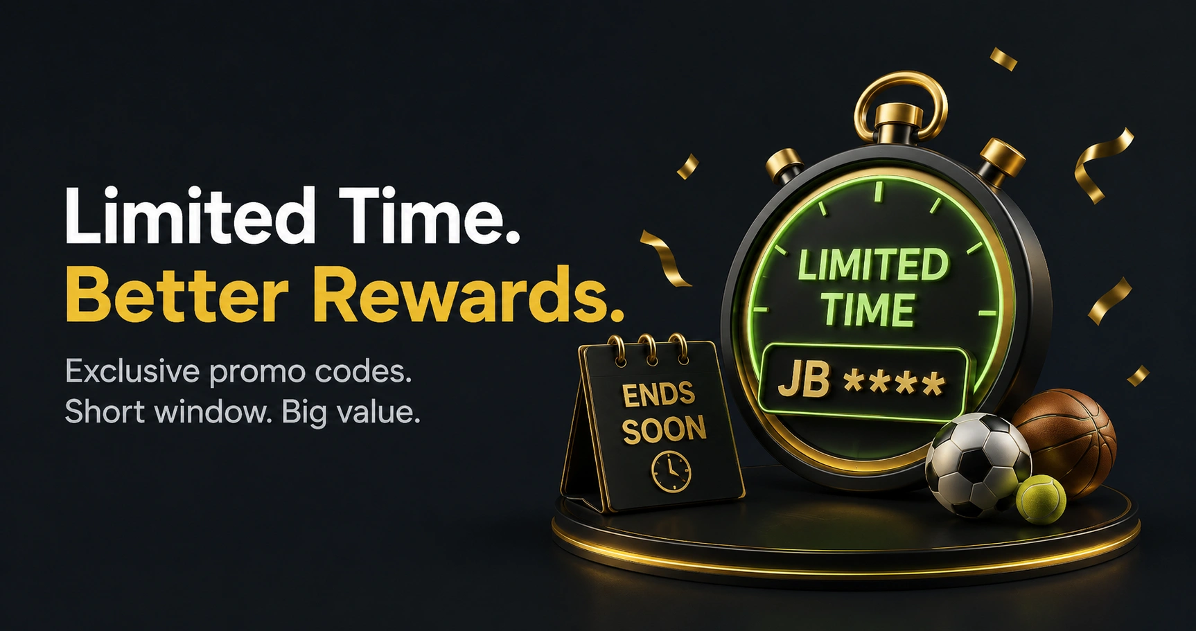 JB.COM limited-time promo with sports icons and exclusive reward offers